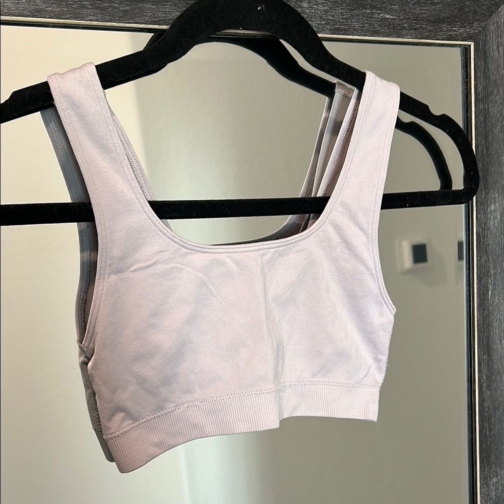auden lavender sports bra